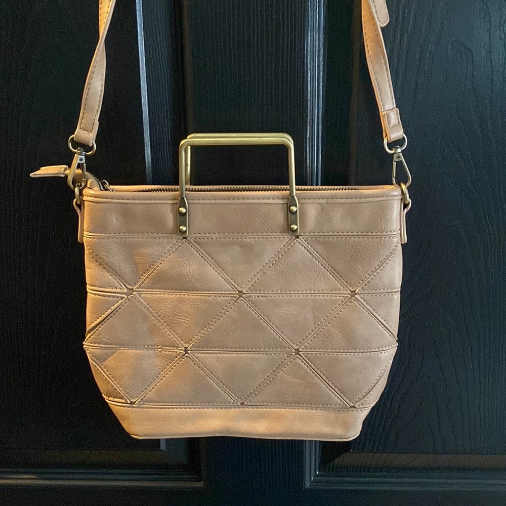 Faux, leather Crossbody bag